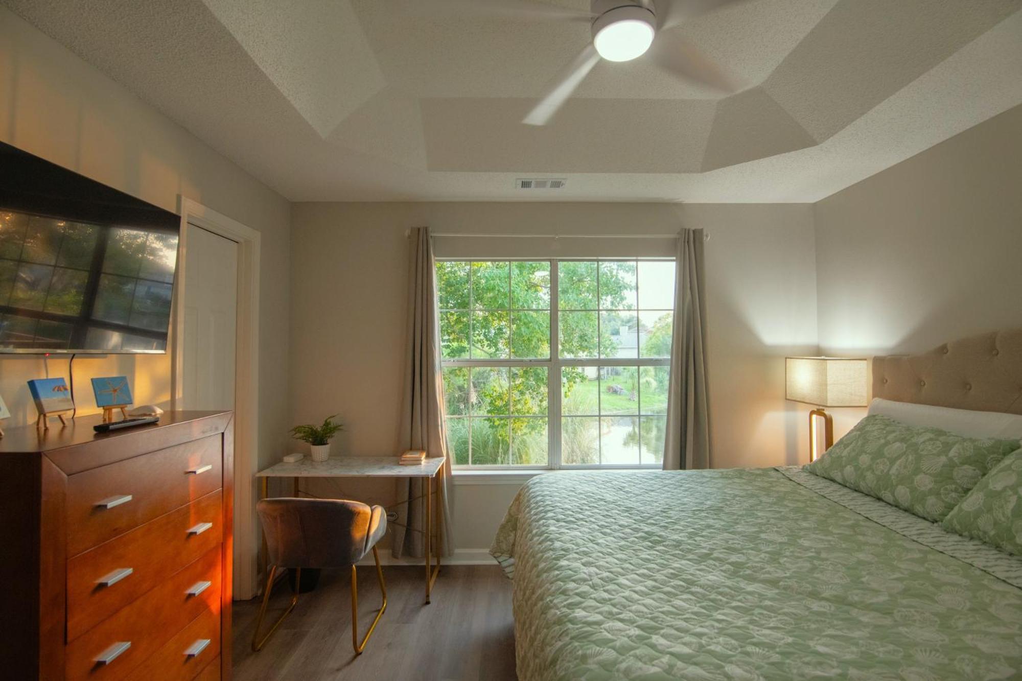 Savannah Lakefront Retreat Near Tybee Beach With King Bed And Free Parking Eksteriør billede
